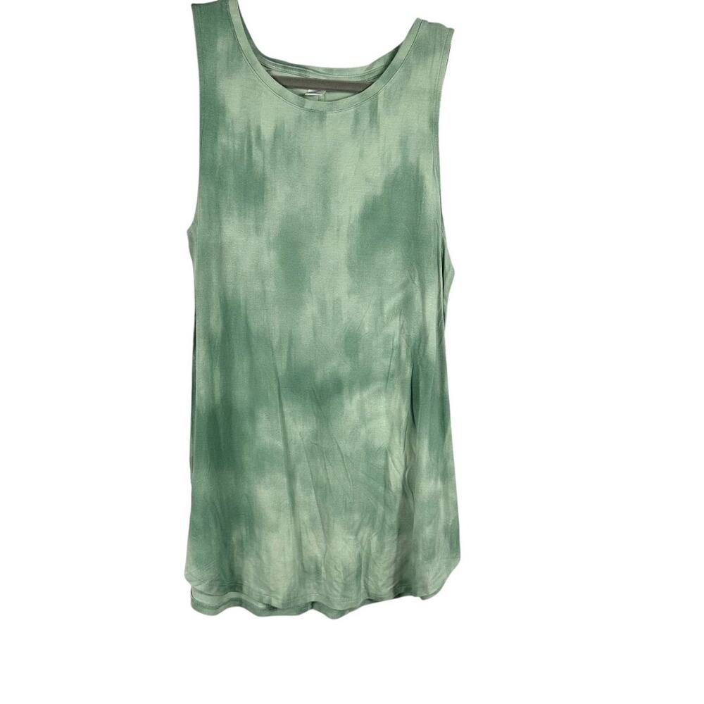 Old Navy Green Tie-Dye Sleeveless Athletic Top Size Medium
